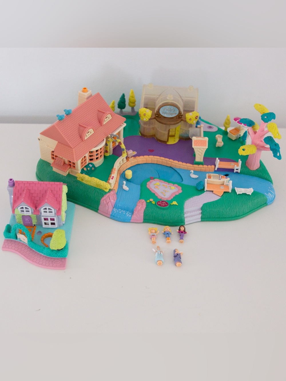 Vintage Polly Pocket Bluebird Lot Pollyville Dance Studio Figures